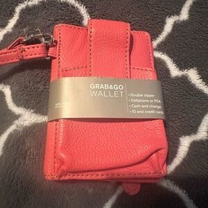 Gianni Bernini Coral Grab & Go Wallet